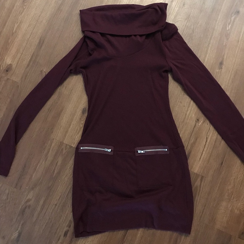 Turtle neck dress